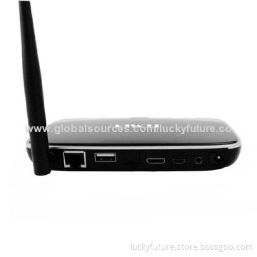 Android 4.2 RK3188 Quad Core TV Player with 2GB/8GB, Wi-Fi, BT, HDMI, LAN, AV, Dual Antennas